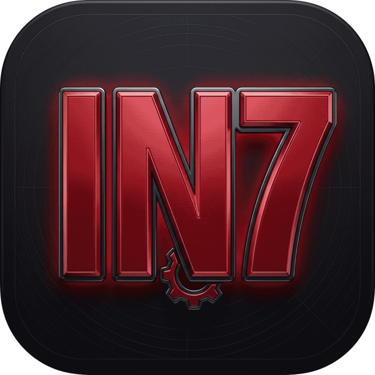 IN7 APK download screen on Android smartphone